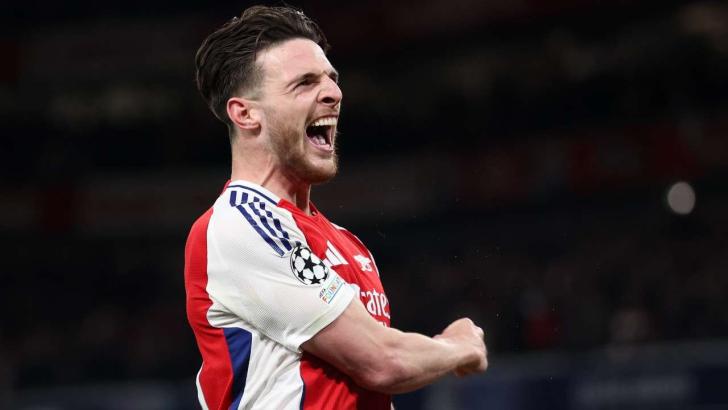 Arsenal midfielder Declan Rice